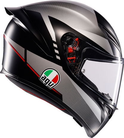 AGV K1 S Helmet - Lap - Matte Black/Gray/Red - XL 2118394003-034-XL