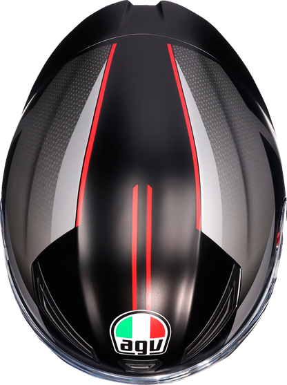 AGV K1 S Helmet - Lap - Matte Black/Gray/Red - XL 2118394003-034-XL