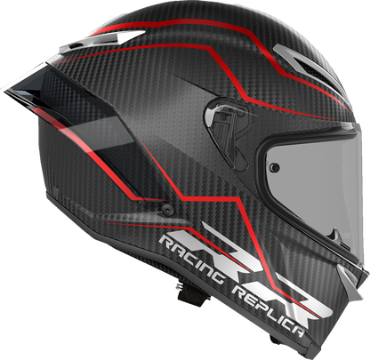 AGV Pista GP RR Helmet - Intrepido - Matte Carbon/Black/Red - Large 2118356002-019-L