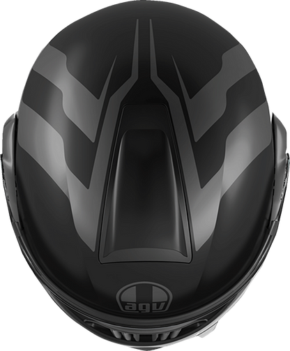 AGV Streetmodular Helmet - Resia - Matte Black/Gray - Medium 2118296002005M