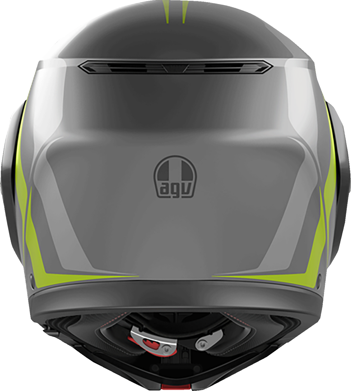 AGV Streetmodular Helmet - Resia - Matte Gray/Black/Yellow Fluo - Medium 2118296002007M