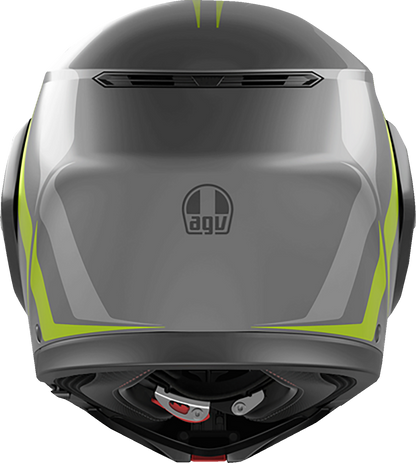 AGV Streetmodular Helmet - Resia - Matte Gray/Black/Yellow Fluo - Small 2118296002007S