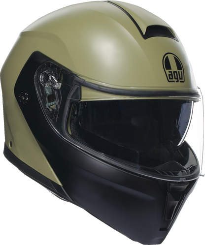 AGV Streetmodular Helmet - Mono - Matte Pastello Green/Black - Medium 2118296002010M