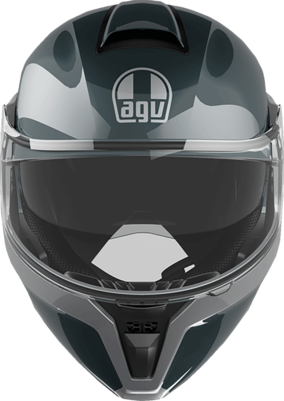AGV Streetmodular Helmet - Levico - Gray/Silver - 2XL 21182960020032X