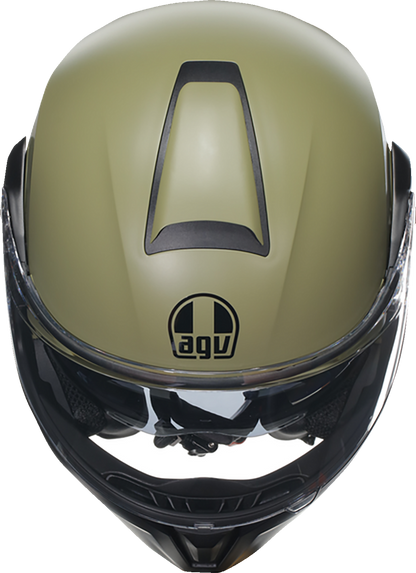 AGV Streetmodular Helmet - Mono - Matte Pastello Green/Black - Medium 2118296002010M