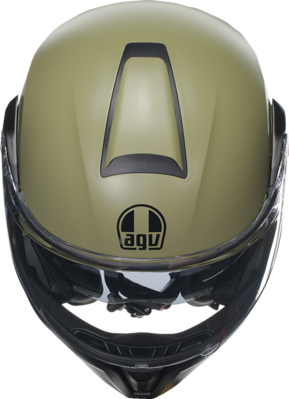 AGV Streetmodular Helmet - Mono - Matte Pastello Green/Black - Large 2118296002010L