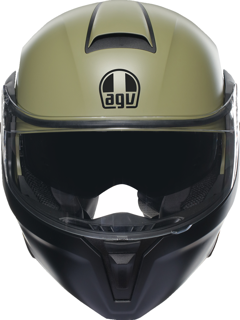 AGV Streetmodular Helmet - Mono - Matte Pastello Green/Black - Medium 2118296002010M