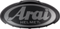 ARAI HELMETS 3D Arai Logo Duct - Black/Light Gray 102104