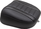MUSTANG Deluxe Touring Passenger Seat - Black Stitch - Carbon Fiber Inlay - FLH/FLT '23-'24 88402