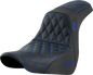 SADDLEMEN Pro Series SDC Performance Seat - w/o Backrest - Blue Stitch - FL/FX '18-'20 SC81829BLU