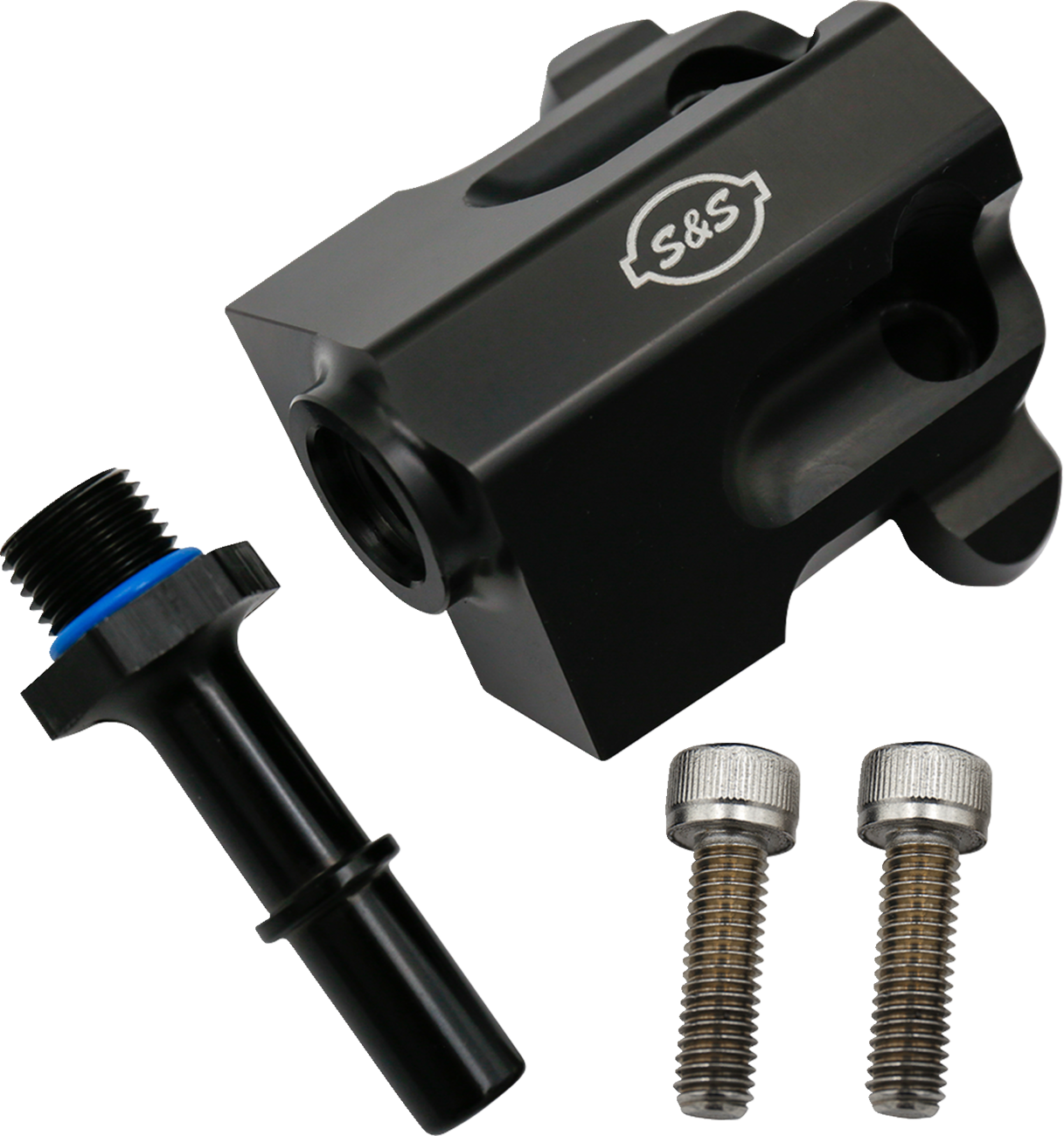 S&S CYCLE Replacement Fuel Rail Kit - Black - M8 Touring 160-0280