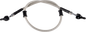 MOOSE OFFROAD Brake Line - Stainless Steel S01-1-041/P