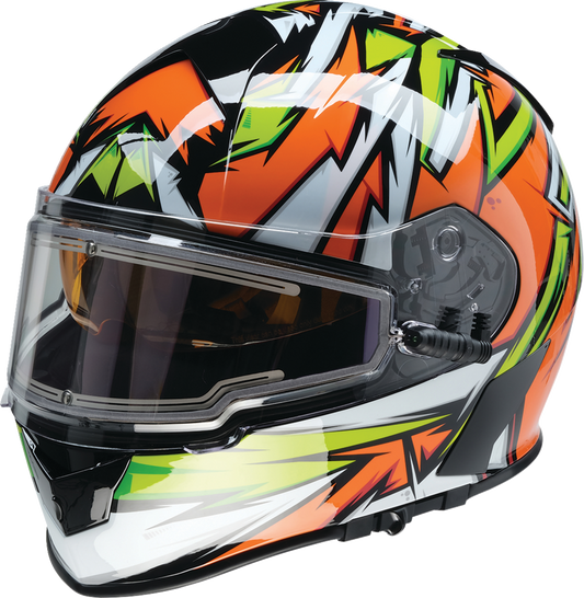 Z1R Warrant Snow Helmet - Neuron - Orange/Green - Small 0101-17224