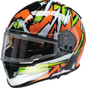 Z1R Warrant Snow Helmet - Neuron - Orange/Green - XS 0101-17223