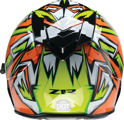 Z1R Warrant Snow Helmet - Neuron - Orange/Green - 2XL 0101-17228