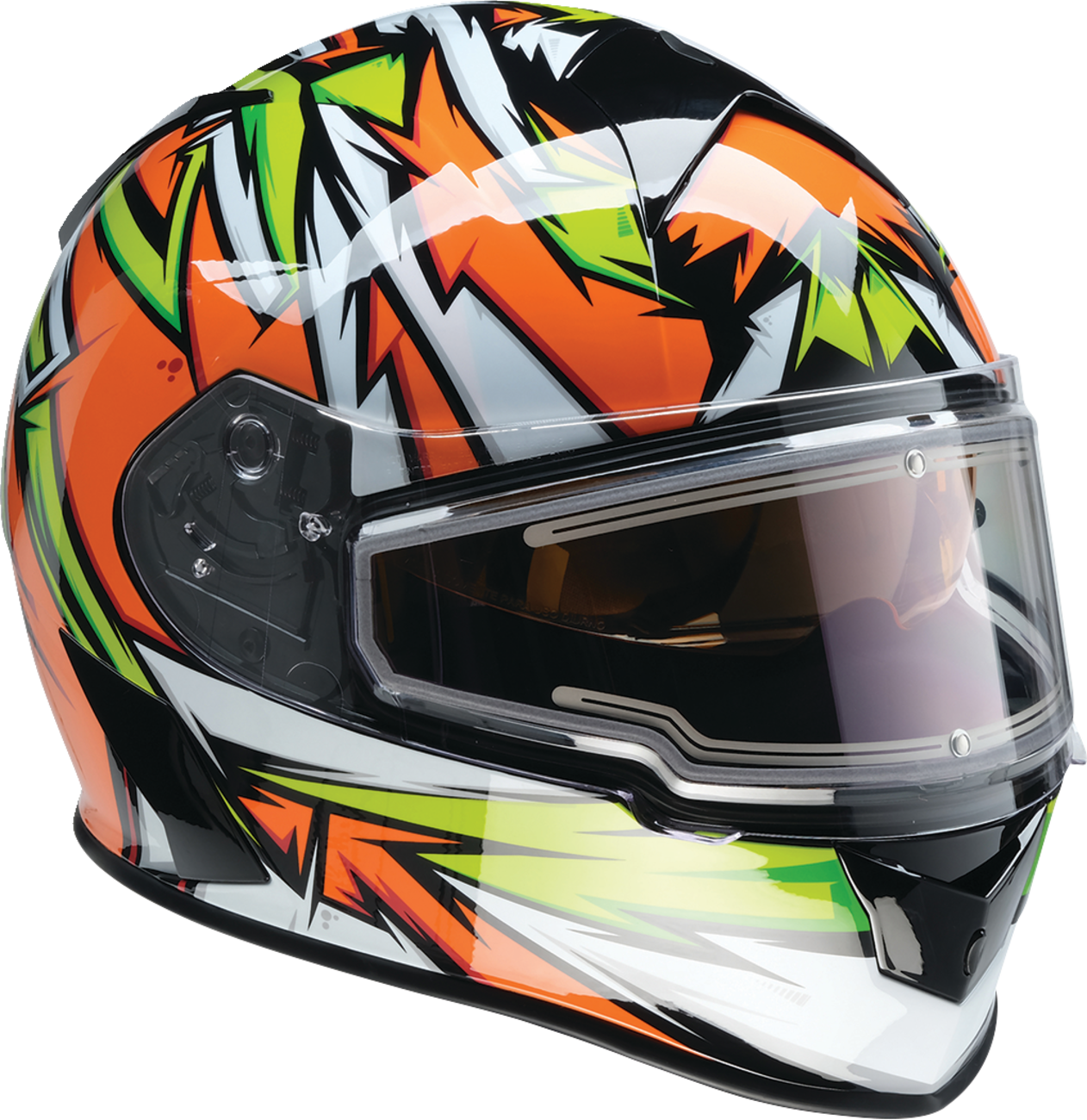 Z1R Warrant Snow Helmet - Neuron - Orange/Green - 2XL 0101-17228