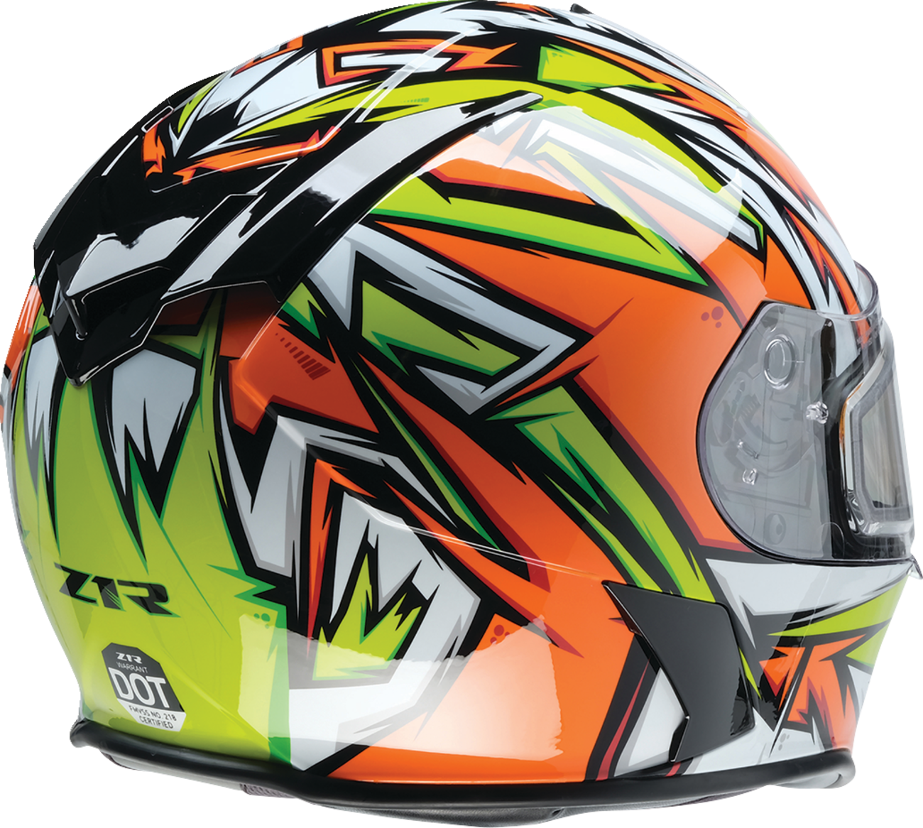 Z1R Warrant Snow Helmet - Neuron - Orange/Green - XS 0101-17223