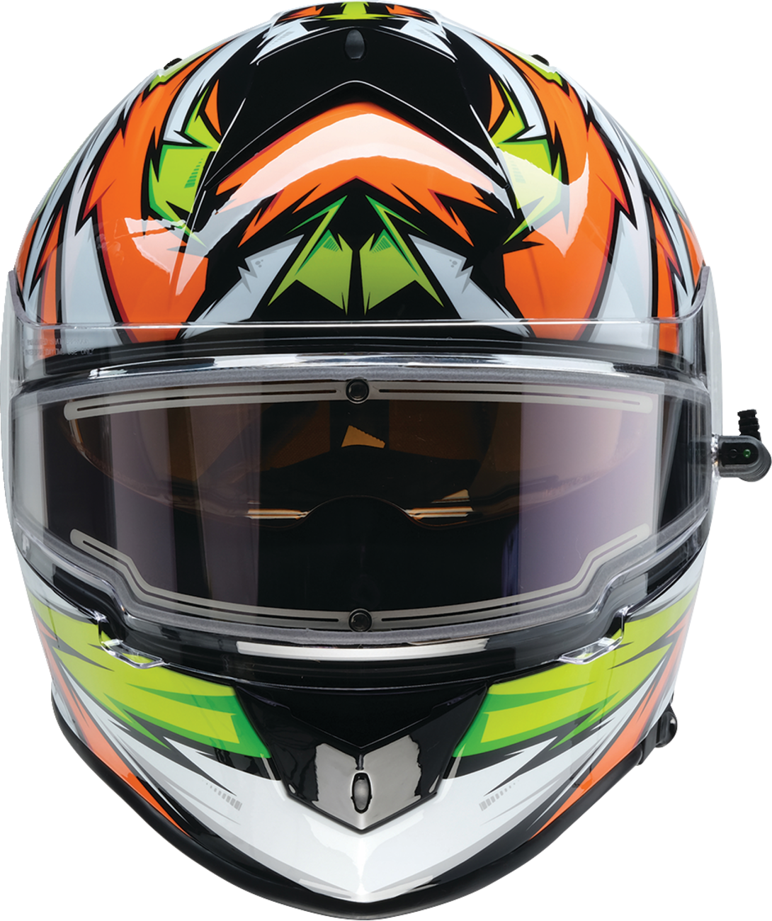 Z1R Warrant Snow Helmet - Neuron - Orange/Green - XS 0101-17223