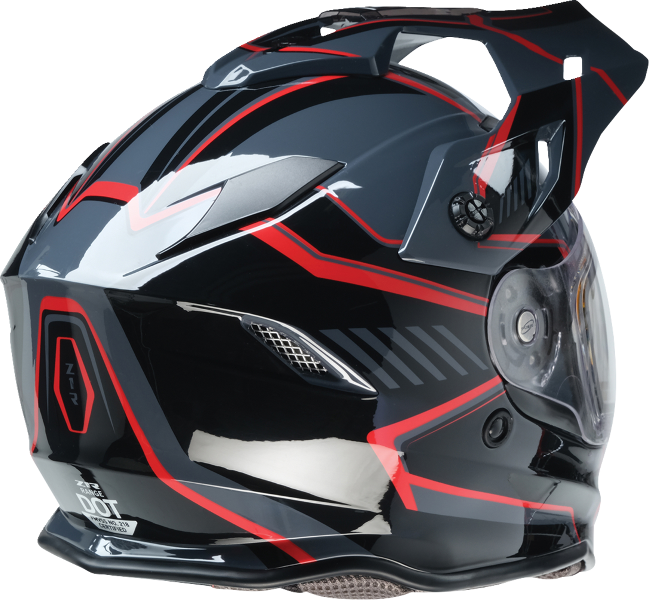 Z1R Range 2.0 Snow Helmet - Rotor - Black/Red - Small 0101-17230
