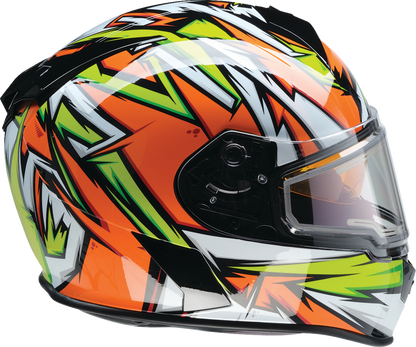Z1R Warrant Snow Helmet - Neuron - Orange/Green - 2XL 0101-17228