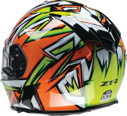 Z1R Warrant Snow Helmet - Neuron - Orange/Green - 2XL 0101-17228