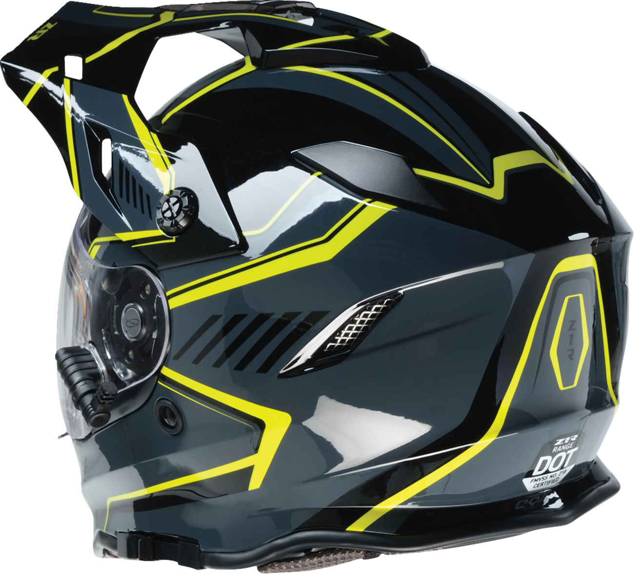 Z1R Range 2.0 Snow Helmet - Rotor - Black/Hi-Viz - Medium 0101-17243