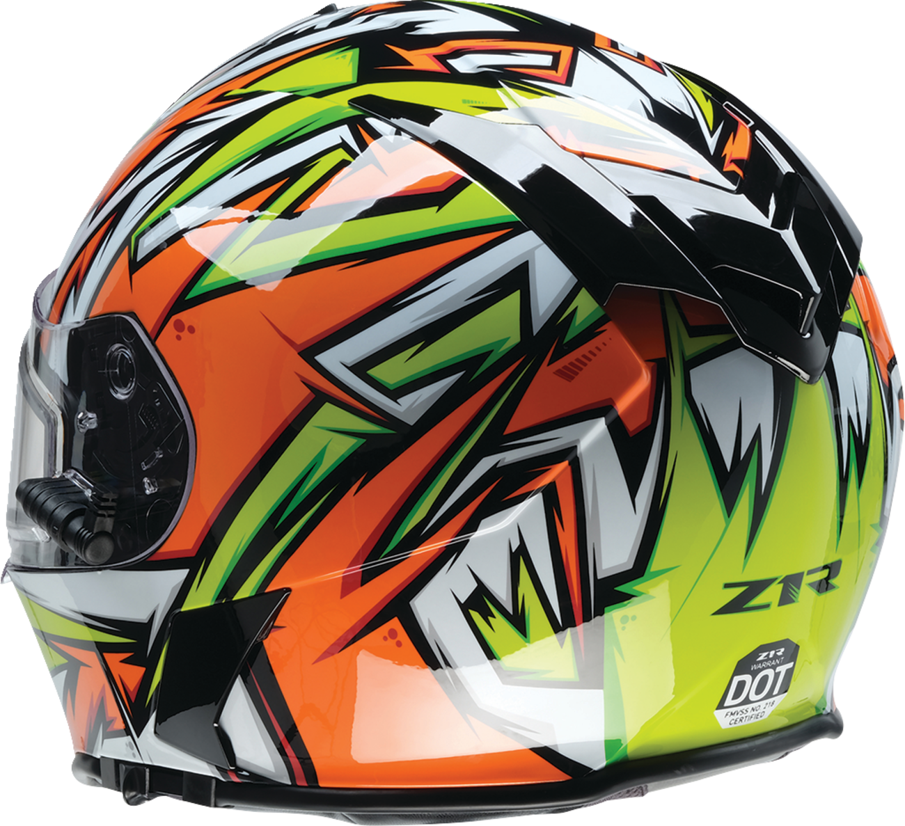 Z1R Warrant Snow Helmet - Neuron - Orange/Green - XL 0101-17227