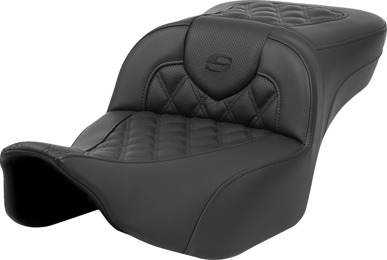 SADDLEMEN Roadsofa™ Extended Reach Seat - Lattice Stitch - without Backrest - FL '23-'24 823-07-184