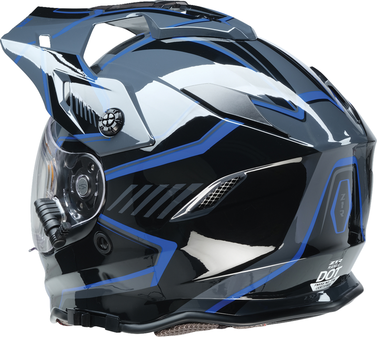 Z1R Range 2.0 Snow Helmet - Rotor - Black/Blue - Medium 0101-17255