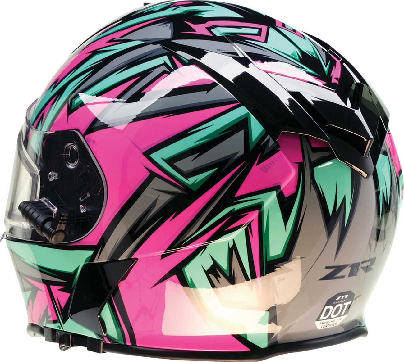 Z1R Warrant Snow Helmet - Neuron - Pink/Teal - XS 0101-17209