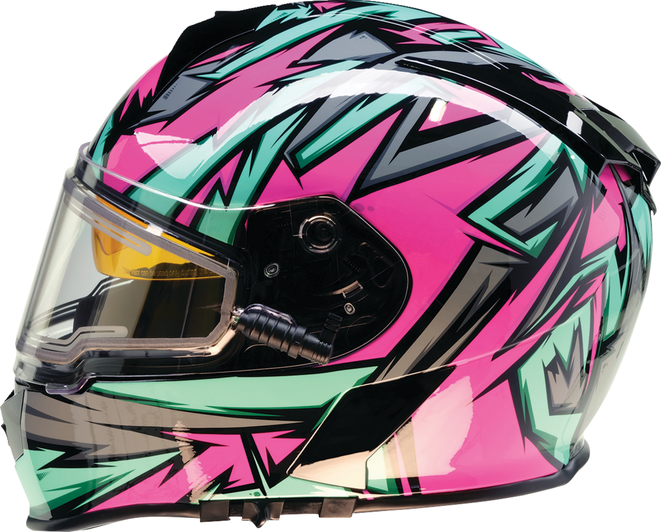 Z1R Warrant Snow Helmet - Neuron - Pink/Teal - Medium 0101-17211