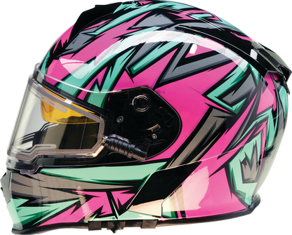 Z1R Warrant Snow Helmet - Neuron - Pink/Teal - Medium 0101-17211