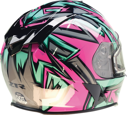 Z1R Warrant Snow Helmet - Neuron - Pink/Teal - XS 0101-17209