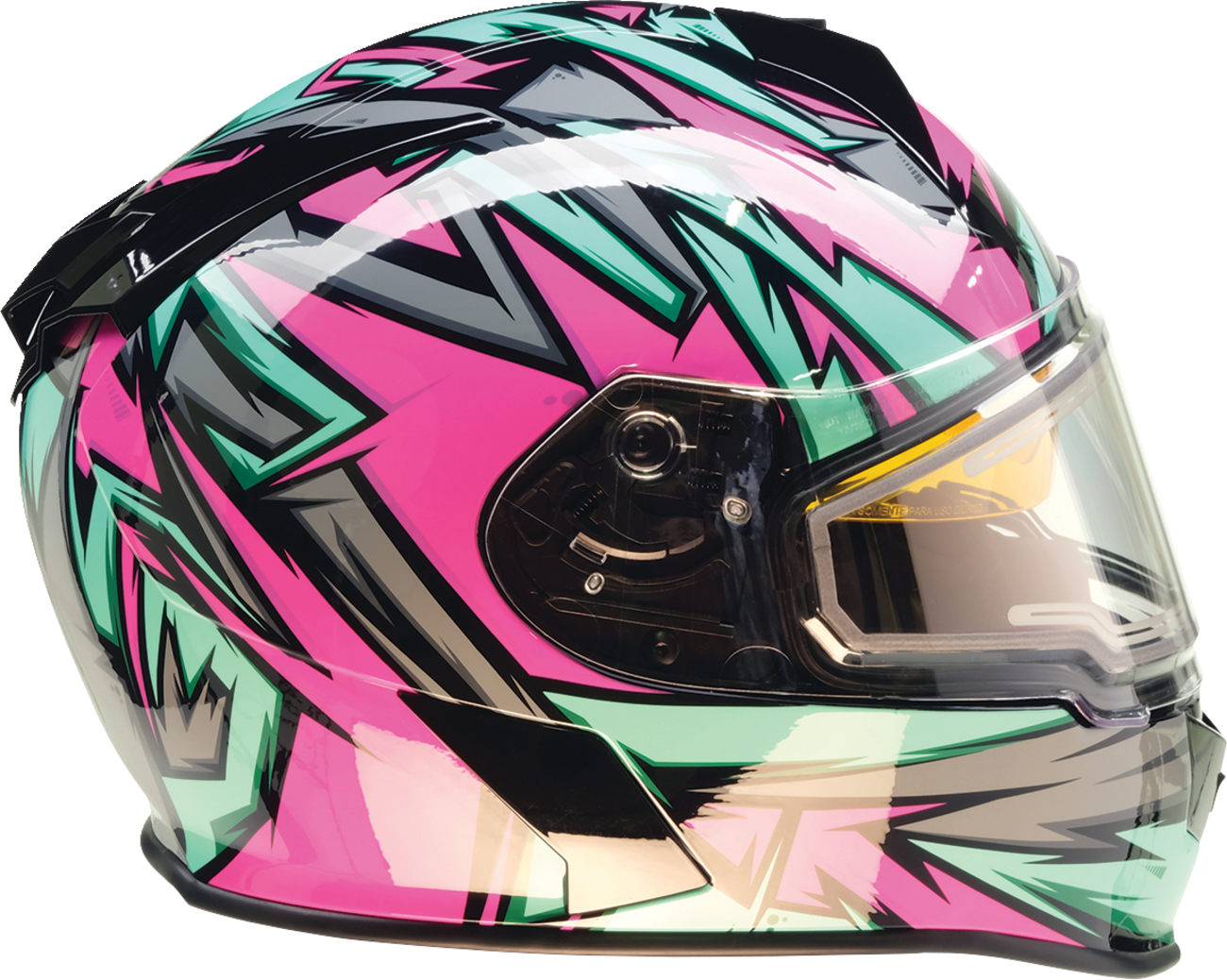 Z1R Warrant Snow Helmet - Neuron - Pink/Teal - XS 0101-17209