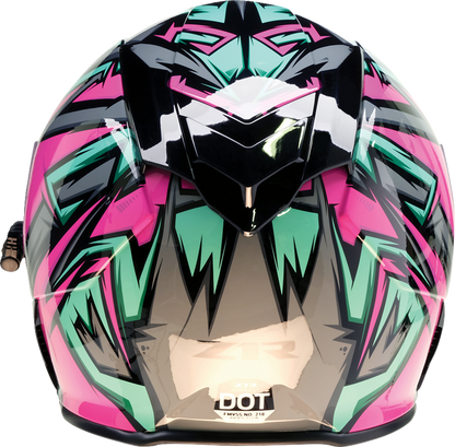 Z1R Warrant Snow Helmet - Neuron - Pink/Teal - Medium 0101-17211