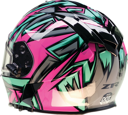 Z1R Warrant Snow Helmet - Neuron - Pink/Teal - XL 0101-17215