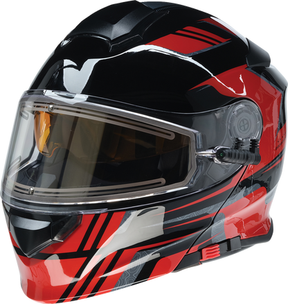 Z1R Solaris 2.0 Helmet - First Tracks - Electric - Dual Pane - Black/Red - XS 0120-0825