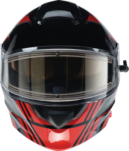Z1R Solaris 2.0 Helmet - First Tracks - Electric - Dual Pane - Black/Red - XS 0120-0825