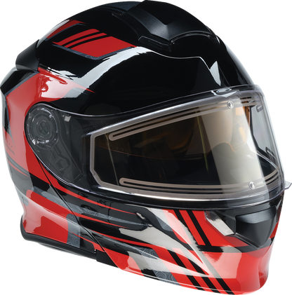 Z1R Solaris 2.0 Helmet - First Tracks - Electric - Dual Pane - Black/Red - XS 0120-0825