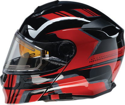 Z1R Solaris 2.0 Helmet - First Tracks - Electric - Dual Pane - Black/Red - Small 0120-0826