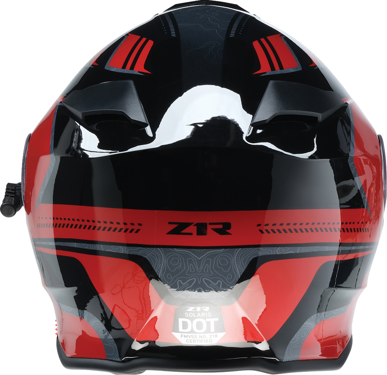 Z1R Solaris 2.0 Helmet - First Tracks - Electric - Dual Pane - Black/Red - Small 0120-0826