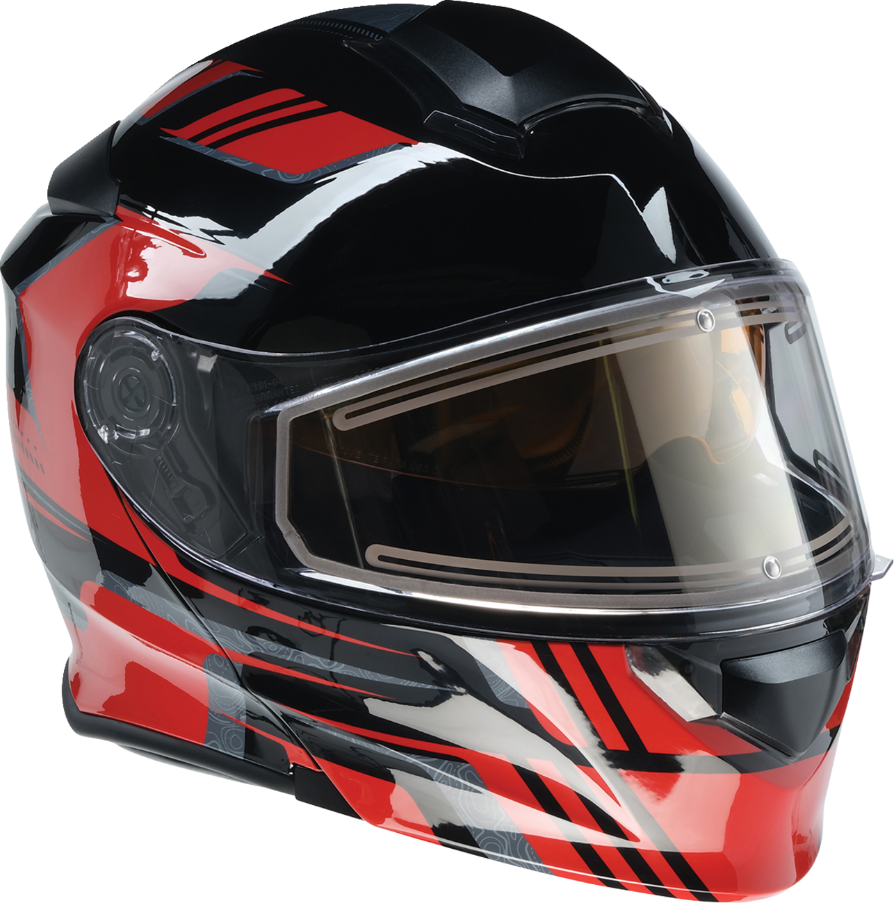 Z1R Solaris 2.0 Helmet - First Tracks - Electric - Dual Pane - Black/Red - Small 0120-0826