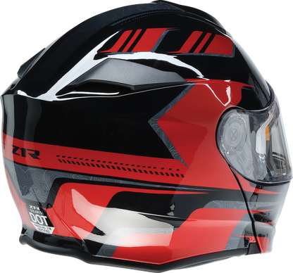 Z1R Solaris 2.0 Helmet - First Tracks - Electric - Dual Pane - Black/Red - XL 0120-0829