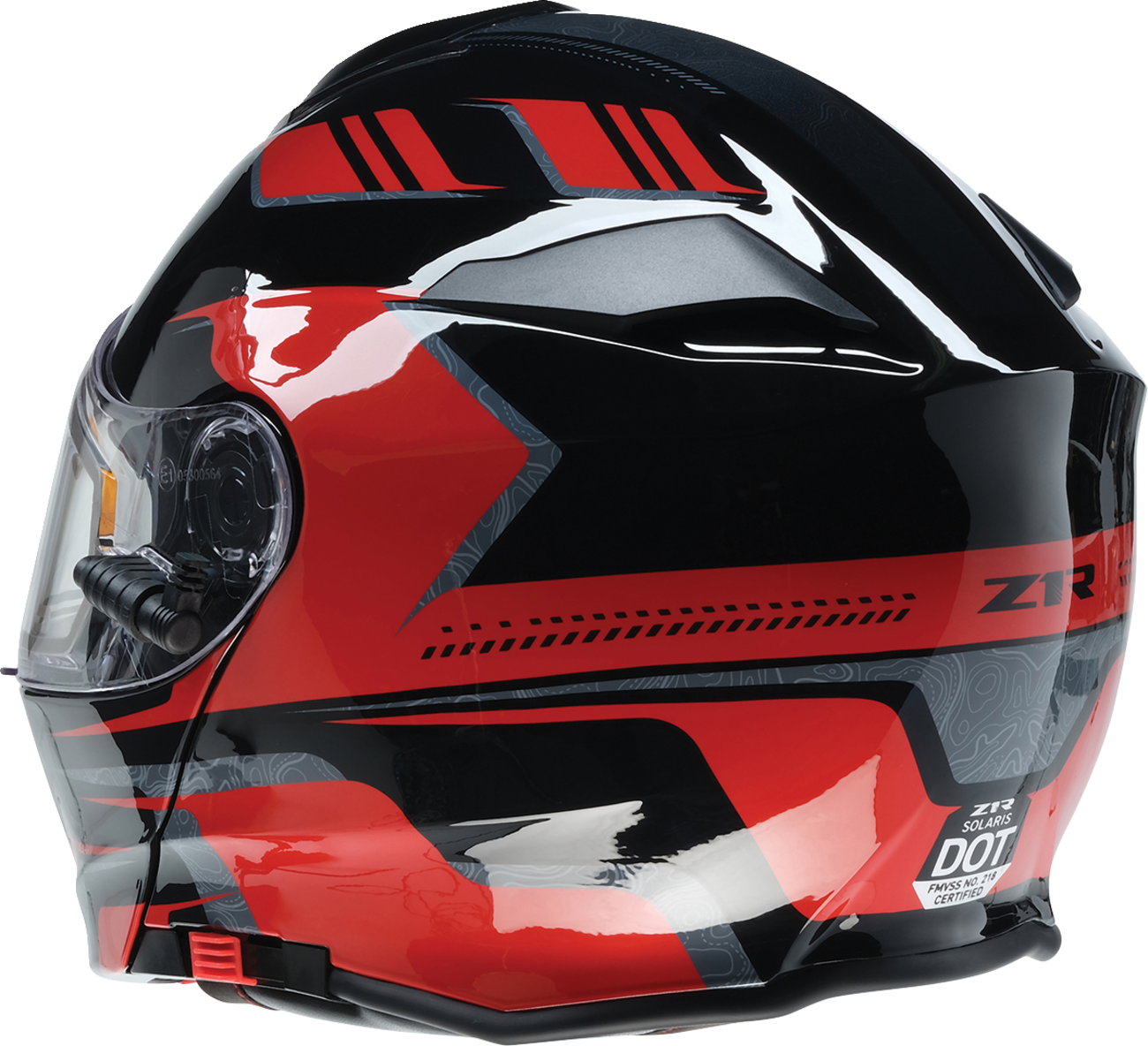 Z1R Solaris 2.0 Helmet - First Tracks - Electric - Dual Pane - Black/Red - XL 0120-0829
