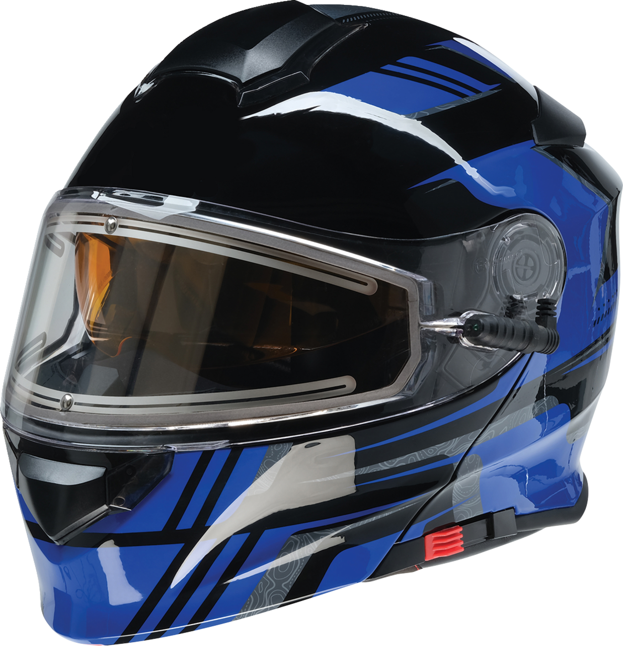 Z1R Solaris 2.0 Helmet - First Tracks - Electric - Dual Pane - Black/Blue - XS 0120-0831