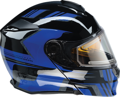 Z1R Solaris 2.0 Helmet - First Tracks - Electric - Dual Pane - Black/Blue - Medium 0120-0833