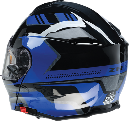 Z1R Solaris 2.0 Helmet - First Tracks - Electric - Dual Pane - Black/Blue - Small 0120-0832