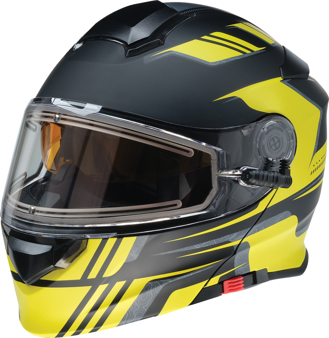 Z1R Solaris 2.0 Helmet - First Tracks - Electric - Dual Pane - Black/Hi-Viz - Small 0120-0838