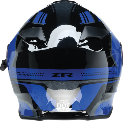Z1R Solaris 2.0 Helmet - First Tracks - Electric - Dual Pane - Black/Blue - Small 0120-0832