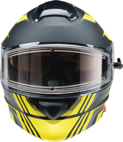 Z1R Solaris 2.0 Helmet - First Tracks - Electric - Dual Pane - Black/Hi-Viz - Medium 0120-0839